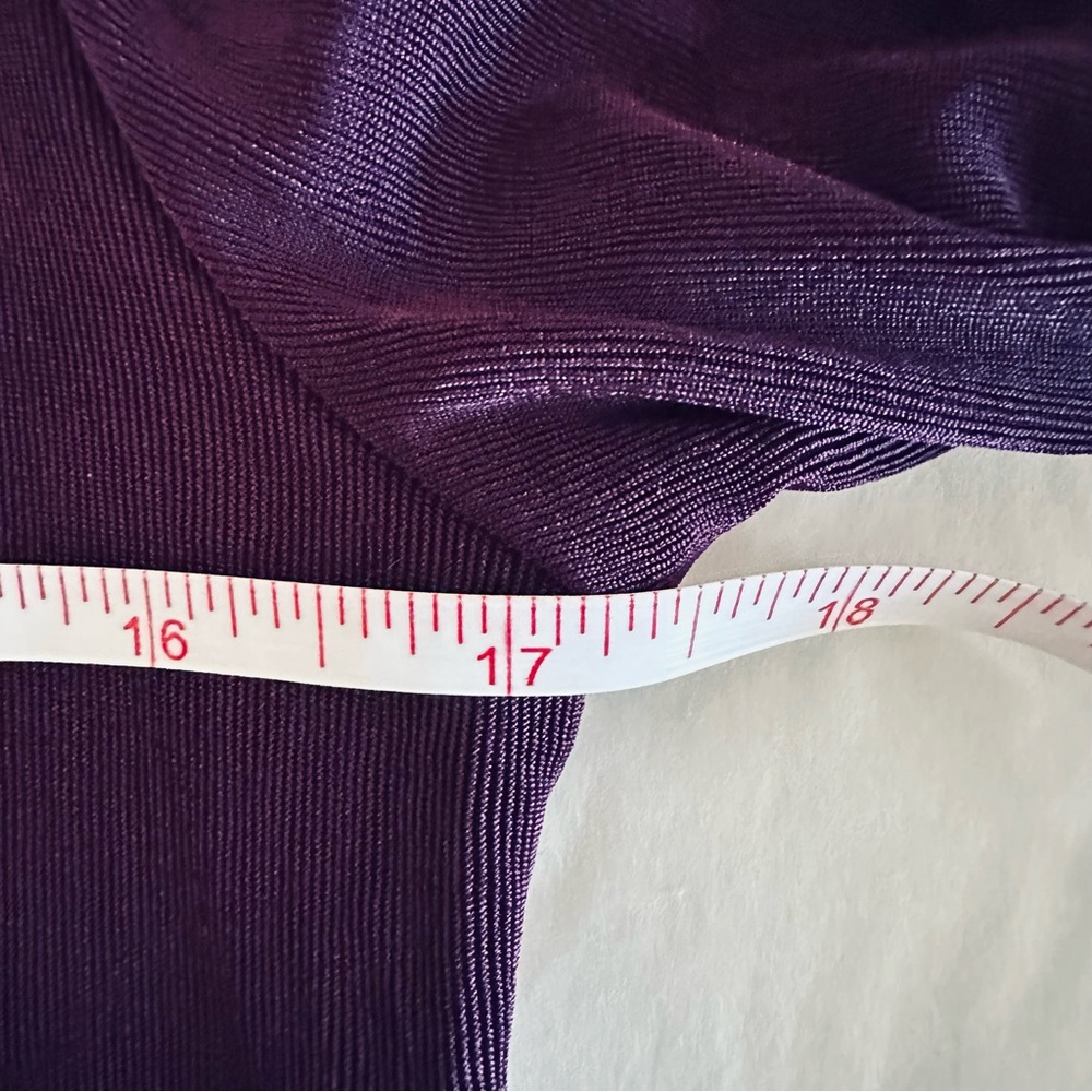 Vintage Rabbit Rabbit Rabbit Open Cardigan, 2P, Deep Purple, Y2K - Picture 10 of 12